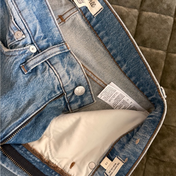 Madewell Light Blue Straight Leg Jeans - Picture 4 of 6